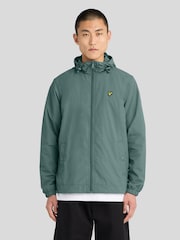 Lyle & Scott Green Zip Through Jacket - Image 1 of 6