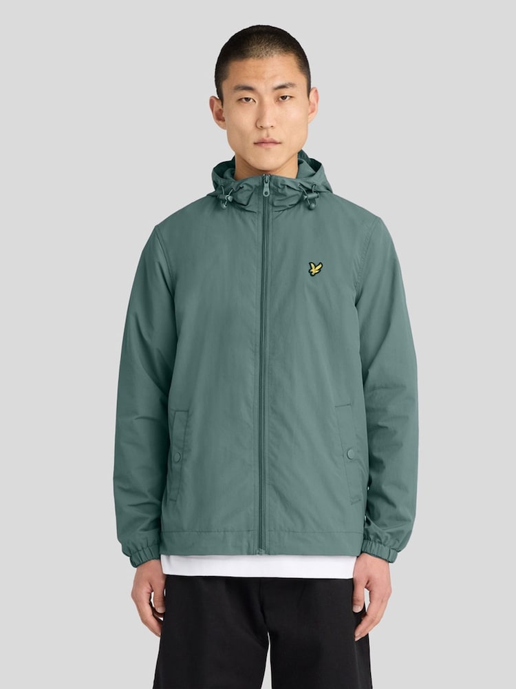 Lyle & Scott Green Zip Through Jacket - Image 1 of 6 Lyle & Scott Green Zip Through Jacket - Image 1 of 6