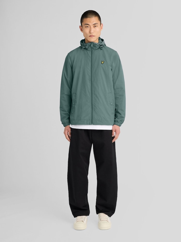 Lyle & Scott Green Zip Through Jacket - Image 2 of 6 Lyle & Scott Green Zip Through Jacket - Image 2 of 6
