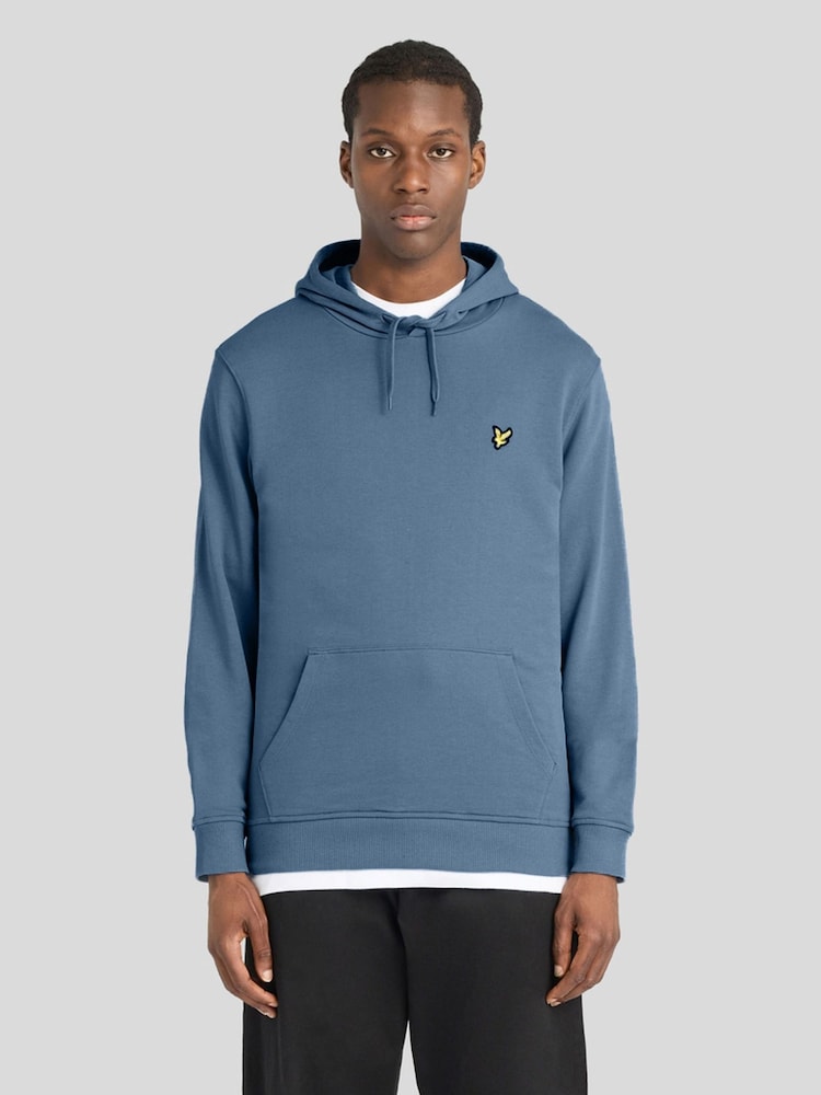 Lyle & Scott Blue Pullover Hoodie - Image 1 of 6 Lyle & Scott Blue Pullover Hoodie - Image 1 of 6