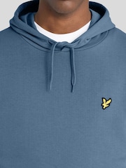 Lyle & Scott Blue Pullover Hoodie - Image 3 of 6