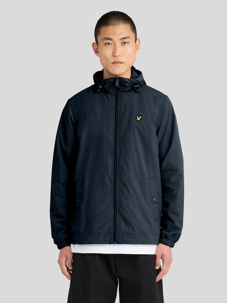 Lyle & Scott Dark Blue Zip Through Jacket - Image 1 of 6