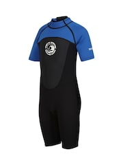 Regatta Black Chrome Kids Quick Drying Lightweight Shorty Wetsuit - Image 13 of 13