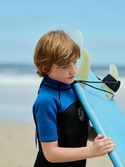 Regatta Black Chrome Kids Quick Drying Lightweight Shorty Wetsuit - Image 2 of 13