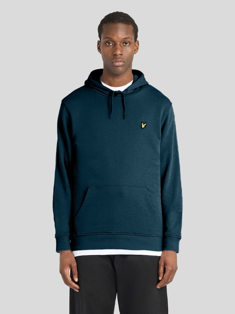 Lyle & Scott Teal Blue Pullover Hoodie - Image 1 of 6