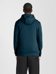 Lyle & Scott Teal Blue Pullover Hoodie - Image 4 of 6