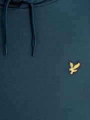 Lyle & Scott Teal Blue Pullover Hoodie - Image 6 of 6