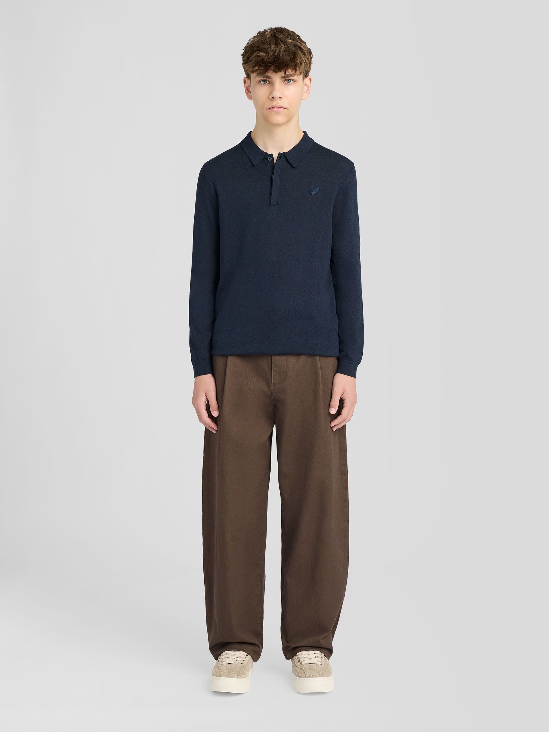 Comprar Lyle & Scott Long Sleeve Knitted Polo Shirt from Next Brazil