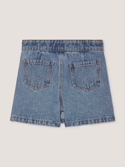 Monsoon Blue Butterfly Sequin Denim Skort - Image 2 of 3