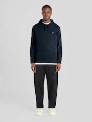 Lyle & Scott Dark Blue Pullover Hoodie - Image 2 of 6
