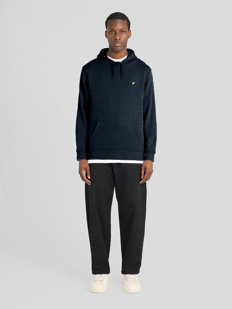 Lyle & Scott Dark Blue Pullover Hoodie - Image 2 of 6 Lyle & Scott Dark Blue Pullover Hoodie - Image 2 of 6