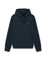 Lyle & Scott Dark Blue Pullover Hoodie - Image 5 of 6
