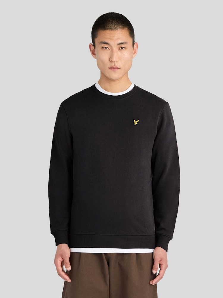 Lyle & Scott Black Crew Neck Sweatshirt - Image 1 of 6