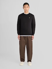Lyle & Scott Black Crew Neck Sweatshirt - Image 2 of 6