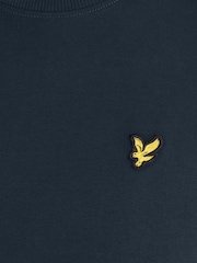 Lyle & Scott Navy Blue Crew Neck Sweatshirt - Image 6 of 6
