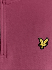 Lyle & Scott Red Quarter Zip Pullover Sweatshirt - Image 6 of 6