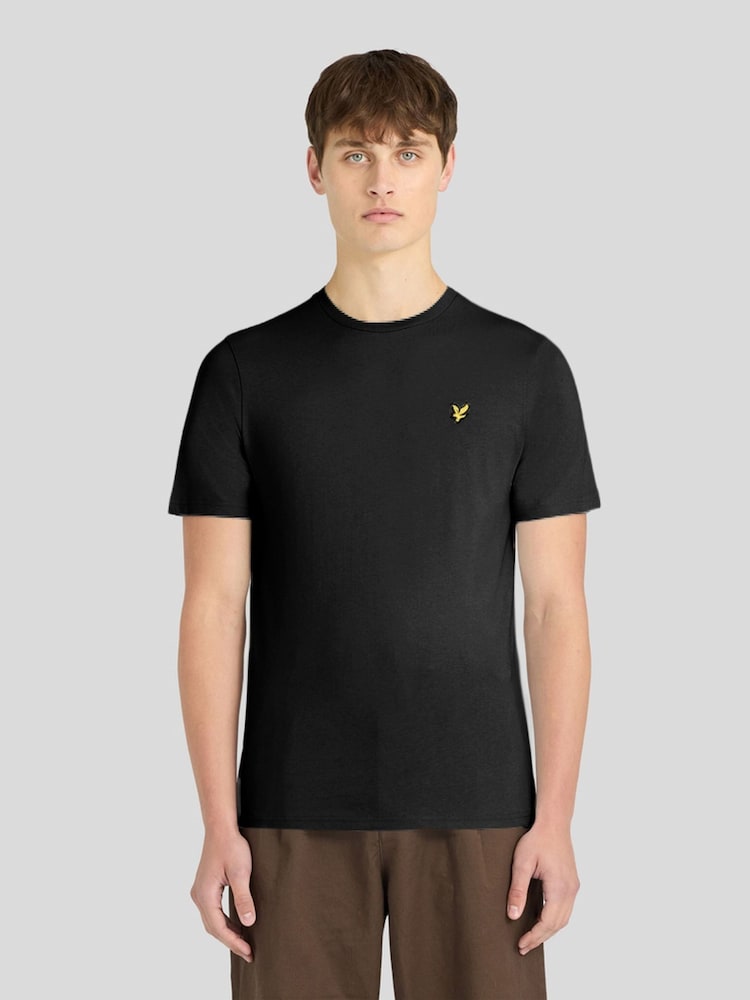 أسود - تي شيرت سادة من Lyle & Scott - صورة 1 من 6
