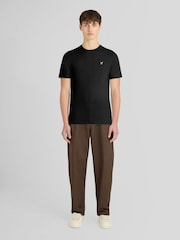 أسود - تي شيرت سادة من Lyle & Scott - صورة 2 من 6