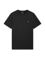 أسود - تي شيرت سادة من Lyle & Scott - صورة 5 من 6