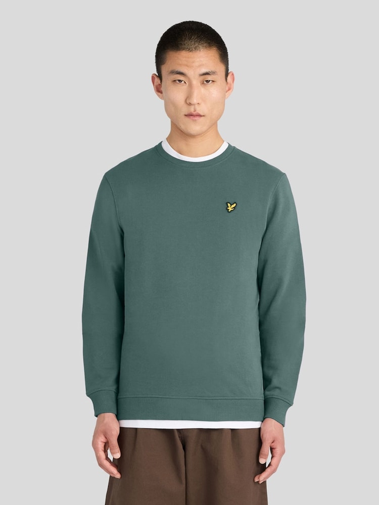 Lyle & Scott Green Crew Neck Sweatshirt - Image 1 of 6