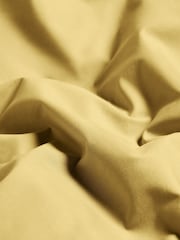 Mustard Yellow Collection Luxe 200 Thread Count 100% Egyptian Cotton Percale Luxury Duvet Cover And Pillowcase Set - Image 4 of 5