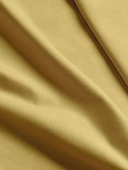 Mustard Yellow Collection Luxe 200 Thread Count 100% Egyptian Cotton Percale Luxury Duvet Cover And Pillowcase Set - Image 5 of 5