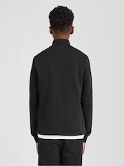 Lyle & Scott Black Jacquard Tape Track Jacket - Image 4 of 7