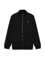 Lyle & Scott Black Jacquard Tape Track Jacket - Image 5 of 7