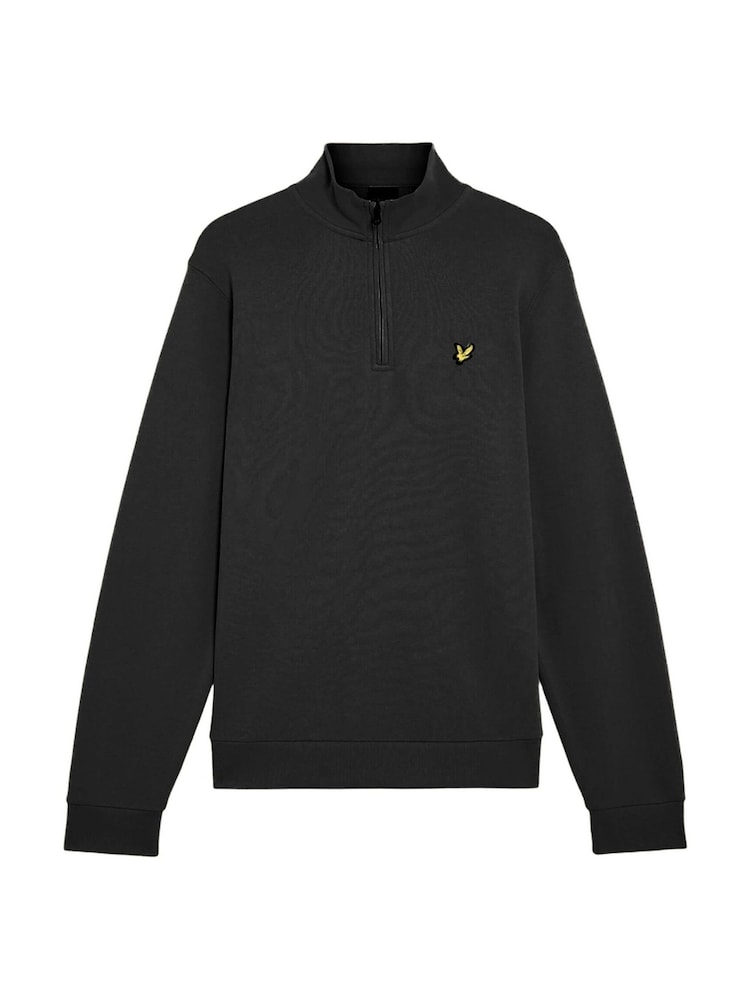 Svart - Lyle & Scott Quarter Zip pullover Tröja - Bild 1 av 1