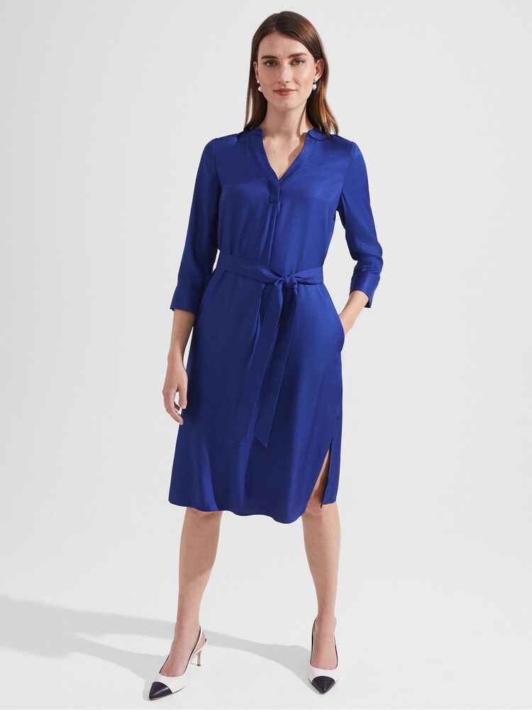Hobbs Blue Sara Shirt Dress - Image 1 of 4