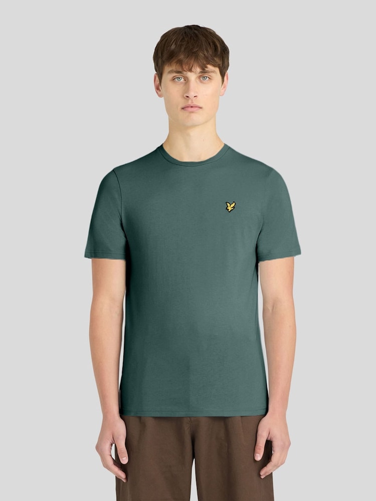 Lyle & Scott Green Plain T-Shirt - Image 1 of 6