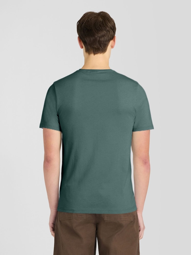 Lyle & Scott Green Plain T-Shirt - Image 2 of 6