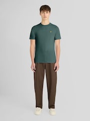 Lyle & Scott Green Plain T-Shirt - Image 3 of 6