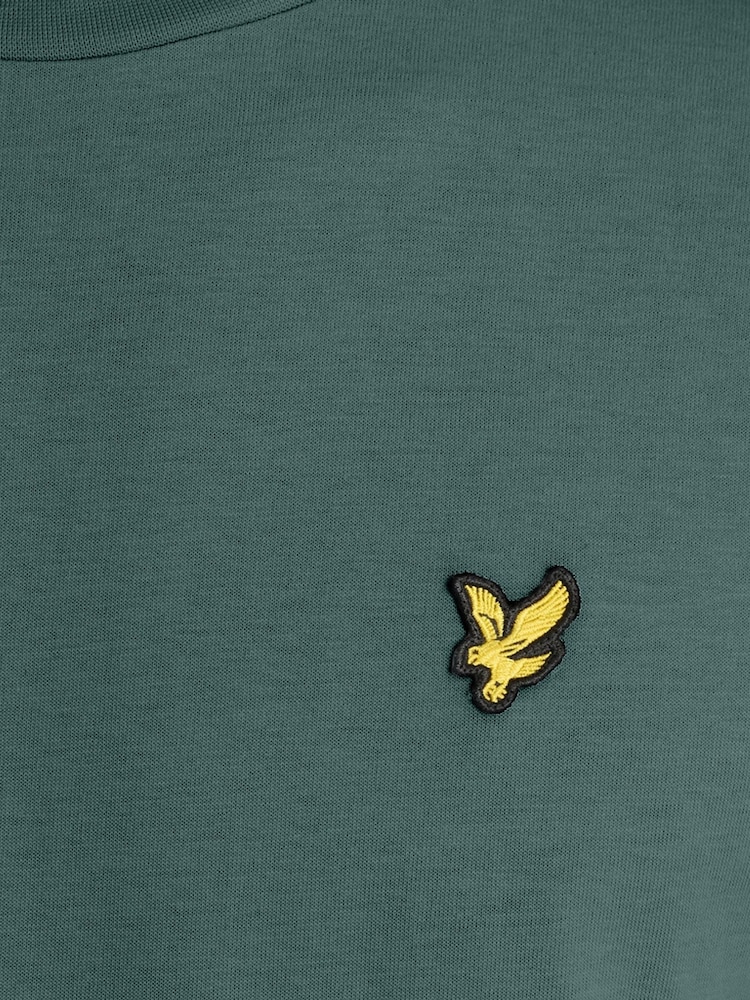 Lyle & Scott Green Plain T-Shirt - Image 6 of 6