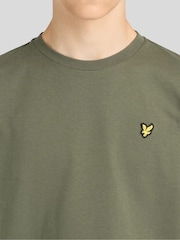 Lyle & Scott Green Plain Long Sleeve T-Shirt - Image 3 of 6