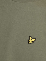 Lyle & Scott Green Plain Long Sleeve T-Shirt - Image 6 of 6