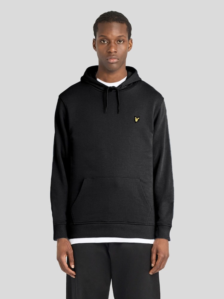 Lyle & Scott Black Pullover Hoodie - Image 1 of 6 Lyle & Scott Black Pullover Hoodie - Image 1 of 6