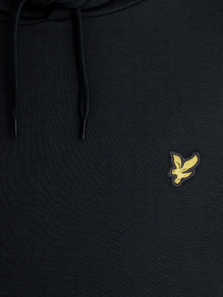 Lyle & Scott Black Pullover Hoodie - Image 6 of 6 Lyle & Scott Black Pullover Hoodie - Image 6 of 6