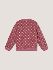 Monsoon Gracie Verzierte Velours-Bomberjacke - Bild 2 von 3
