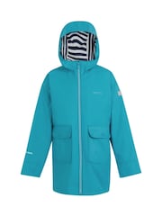 Regatta Blue Sky Girls Beylina Waterproof Jacket - Image 5 of 7