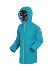 Regatta Blue Sky Girls Beylina Waterproof Jacket - Image 7 of 7