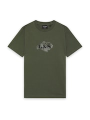 Lyle & Scott Terrain Graphic T-Shirt - Larawan 1 ng 2