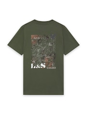 Lyle & Scott Terrain Graphic T-Shirt - Larawan 2 ng 2