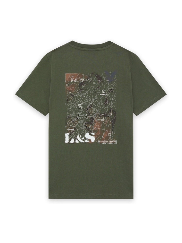 Lyle & Scott Terrain Graphic T-Shirt - Larawan 2 ng 2