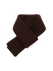 COACH Brown Signature Embossed Knit Muffler Scarve - Image 3 of 4