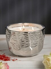 Silver Midnight Patchouli & Amber 3 Wick Scented Candles - Image 1 of 3