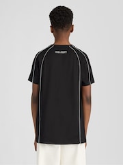 Lyle & Scott Yansıtıcı Borulu Fутболka - 6şəkildən 2 şəkil