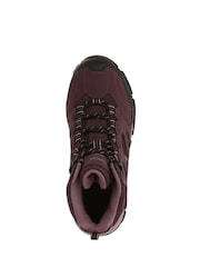 Regatta Purple Womens Holcombe IEP Mid Waterproof Walking Boots - Image 5 of 6
