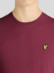 أحمر - تي شيرت سادة من Lyle & Scott - صورة 3 من 6