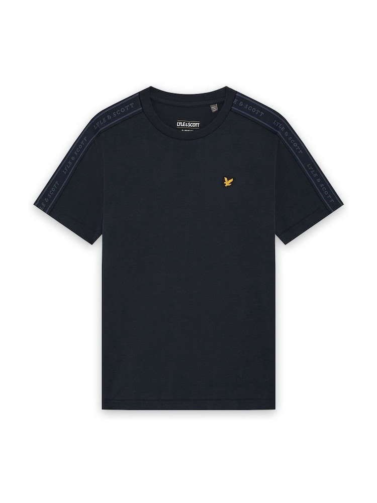 T-shirt à ruban jacquard Lyle & Scott - Image 1 sur 2 T-shirt à ruban jacquard Lyle & Scott - Image 1 sur 2